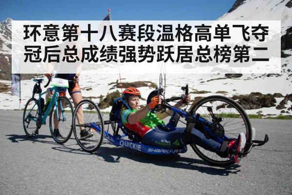 环意第十八赛段温格高单飞夺冠后总成绩强势跃居总榜第二